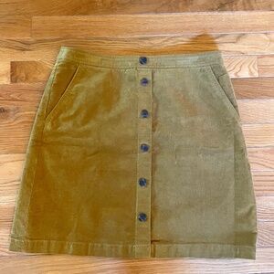 J Crew Corduroy Skirt